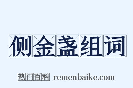 侧金盏组词是什么意思的图片